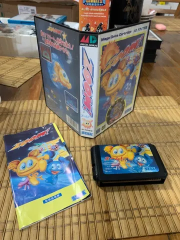 Jogo Sega MegaDrive Zoom Original Japonês com manual Aceito OLX Pay