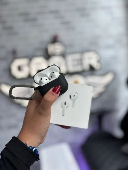AirPods 4ª geração Com cancelamento de ruídos 3 meses de garantia  Acompanha case - Foto 6