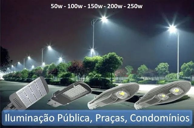 Luminária Pública 100w SMD 6500k 