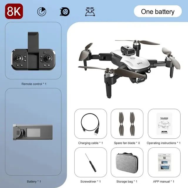 Drone s2s profissional novo na maleta completo c câmera ? ENTREGAMOS ? - Foto 3