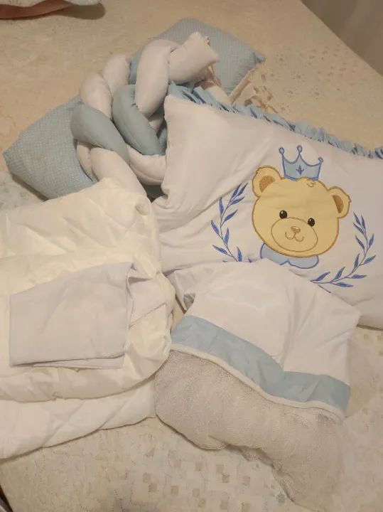 Kit protetor de berço 