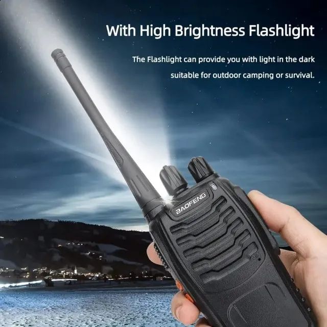 Baofeng BF-888S, Walkie Talkie com 2 rádios baterias, carregadores e frequência 400-470MHz - Foto 5