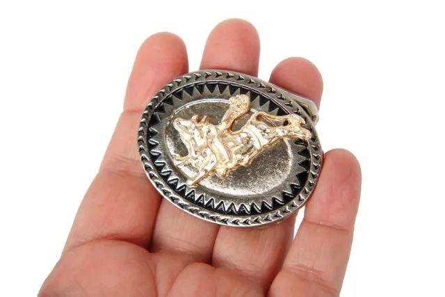 Fivela Cowboy Country Rodeio Pequena - Foto 2