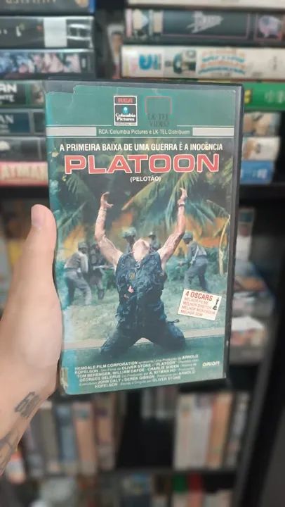 Fita VHS Platoon - Pelotão