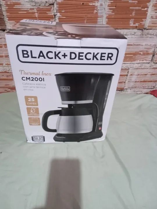 Cafeteira Elétrica Black+Decker Thermal Inox CM2001