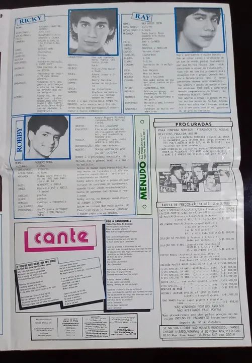 Poster Gigante do Menudo 1984 - Autografado - Foto 5