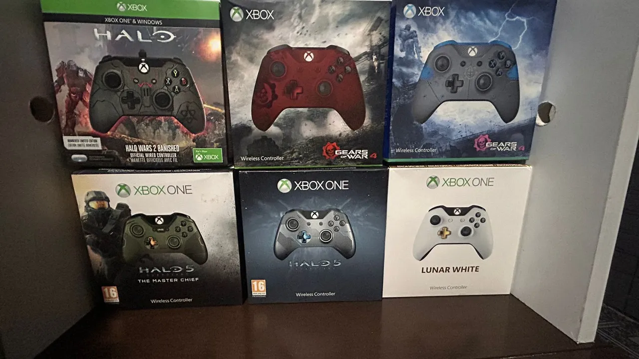 Controles Xbox One edições especiais 