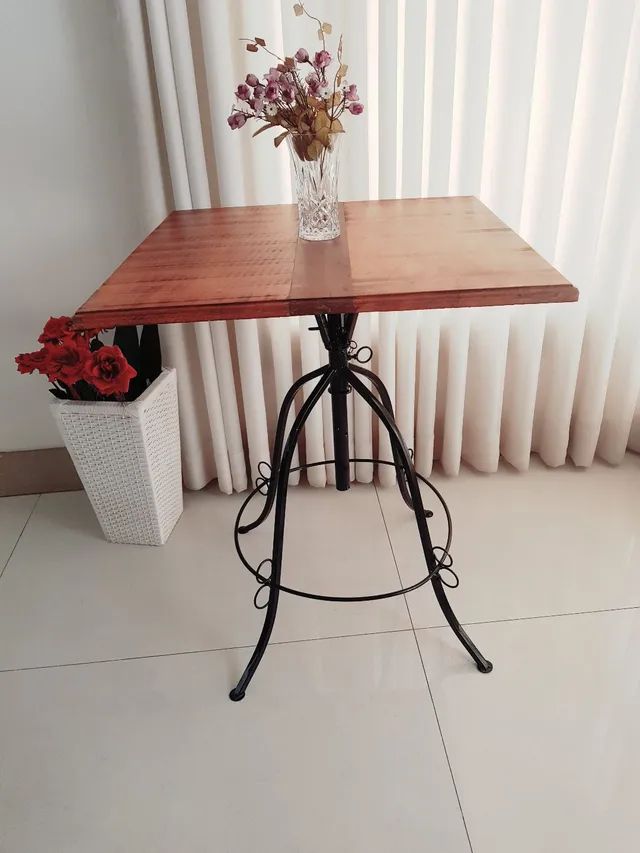 Mesa Bistrô Quadrada Tampo 70cm - Foto 3