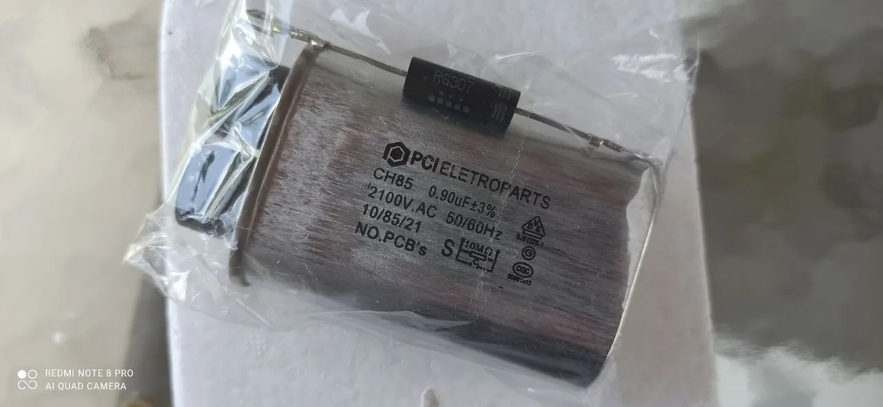 CAPACITOR PARA MICROONDAS