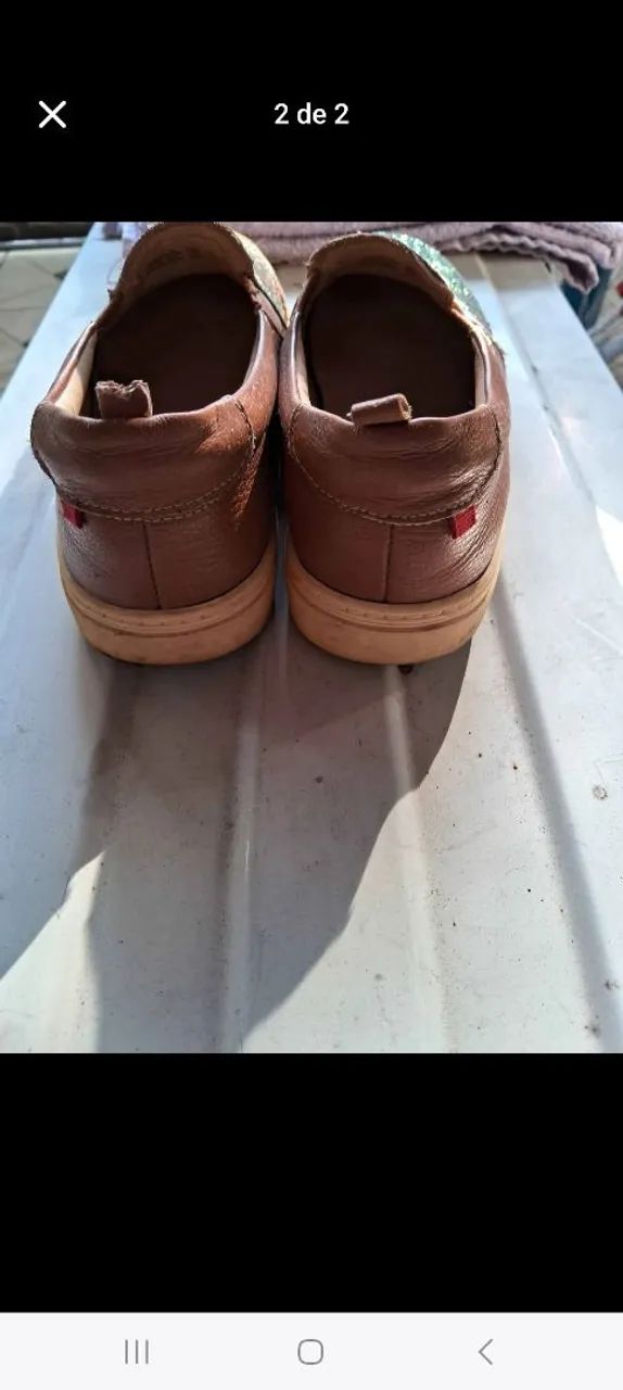 Sapatanis de couro (número 36) - Foto 2
