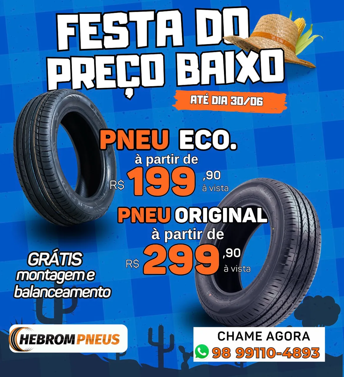 Pneus Eco e Original em Promoção