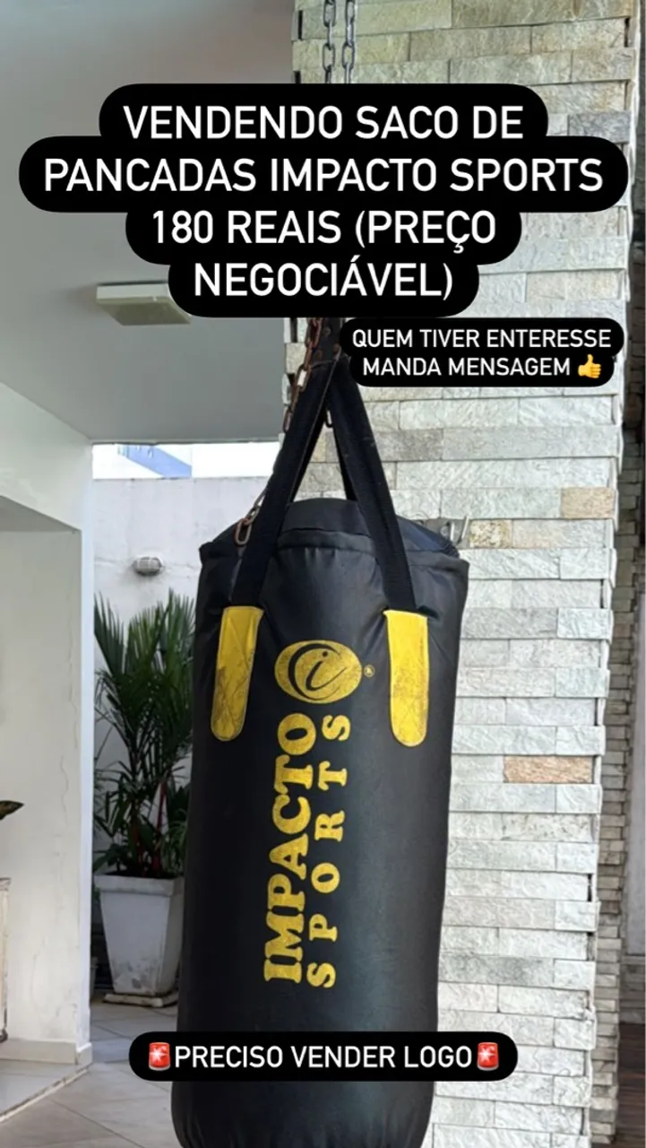 Saco de Pancadas Impacto Sports