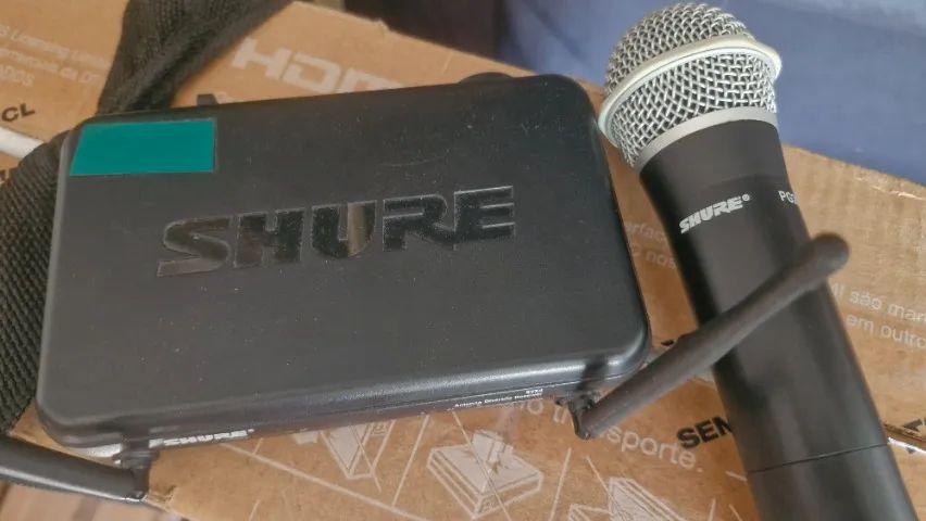 Microfone shure sem fio