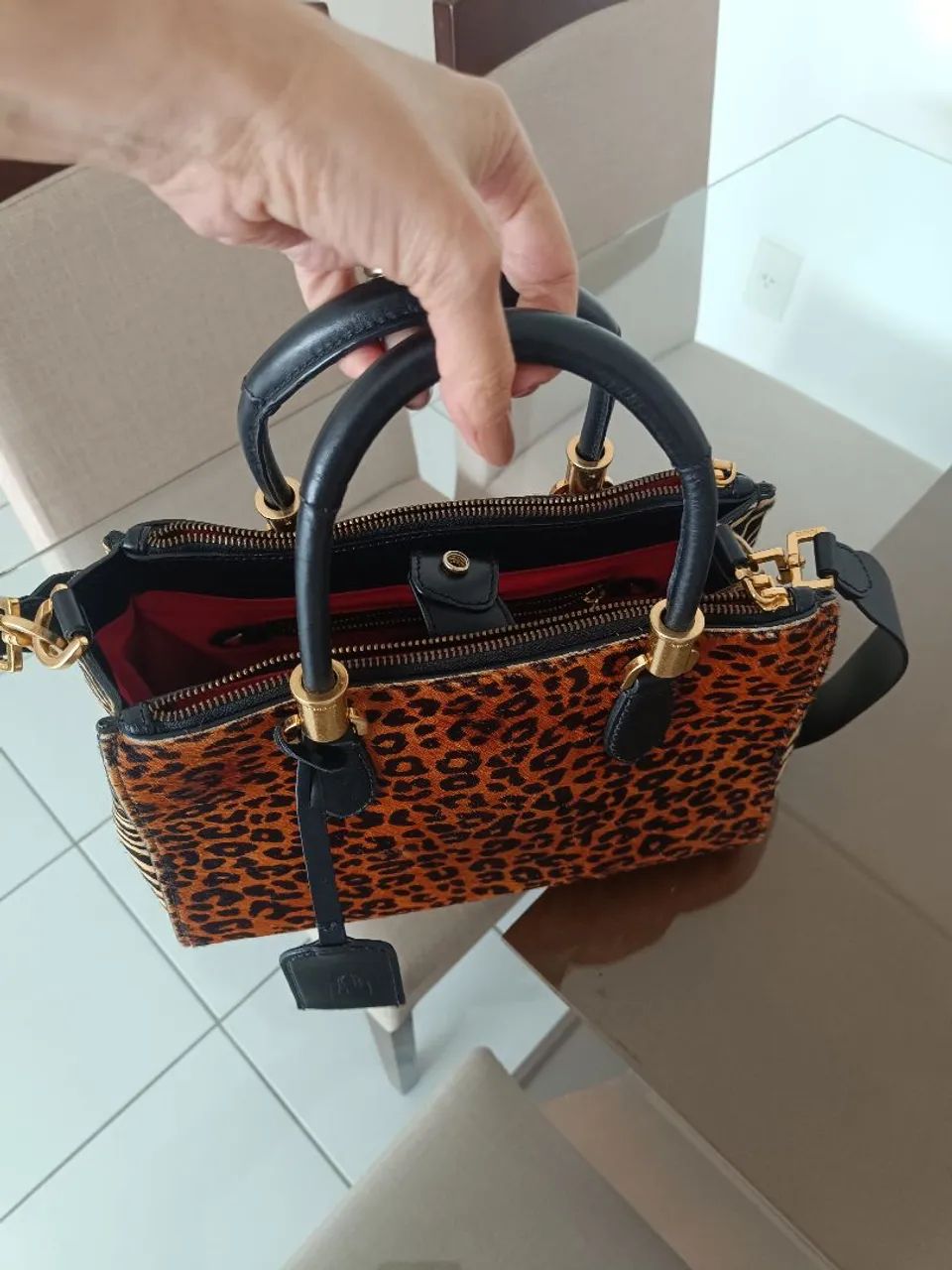 Bolsa de mão animal print - Foto 5