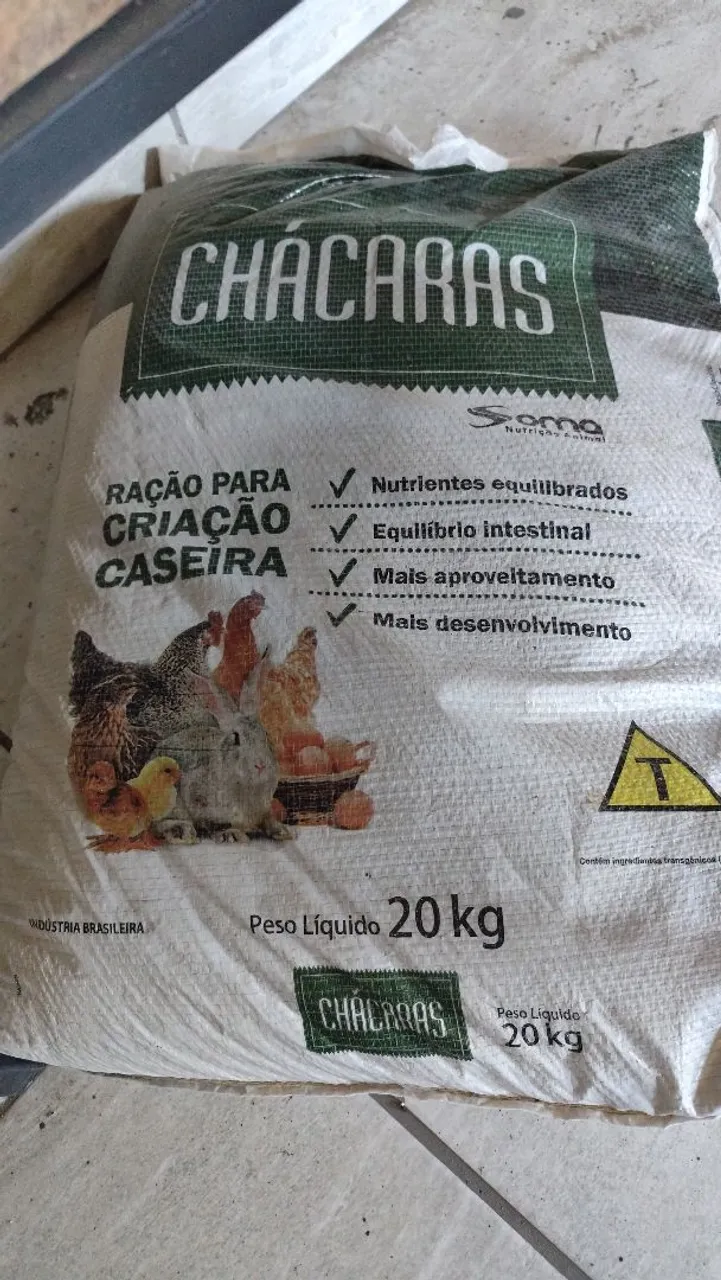 Ração para Criação Caseira Chácaras 20kg