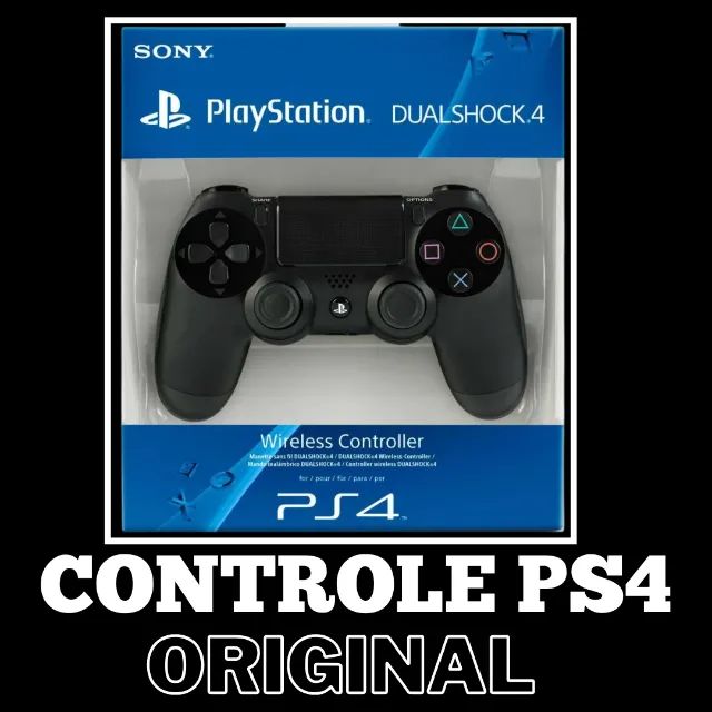 Controle para Ps4 Playstation 4 preto Dualshock 4 novo lacrado