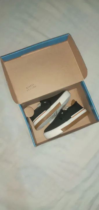 Tênis Molekinho Bebê - Tamanho 21 - Preto - Foto 2