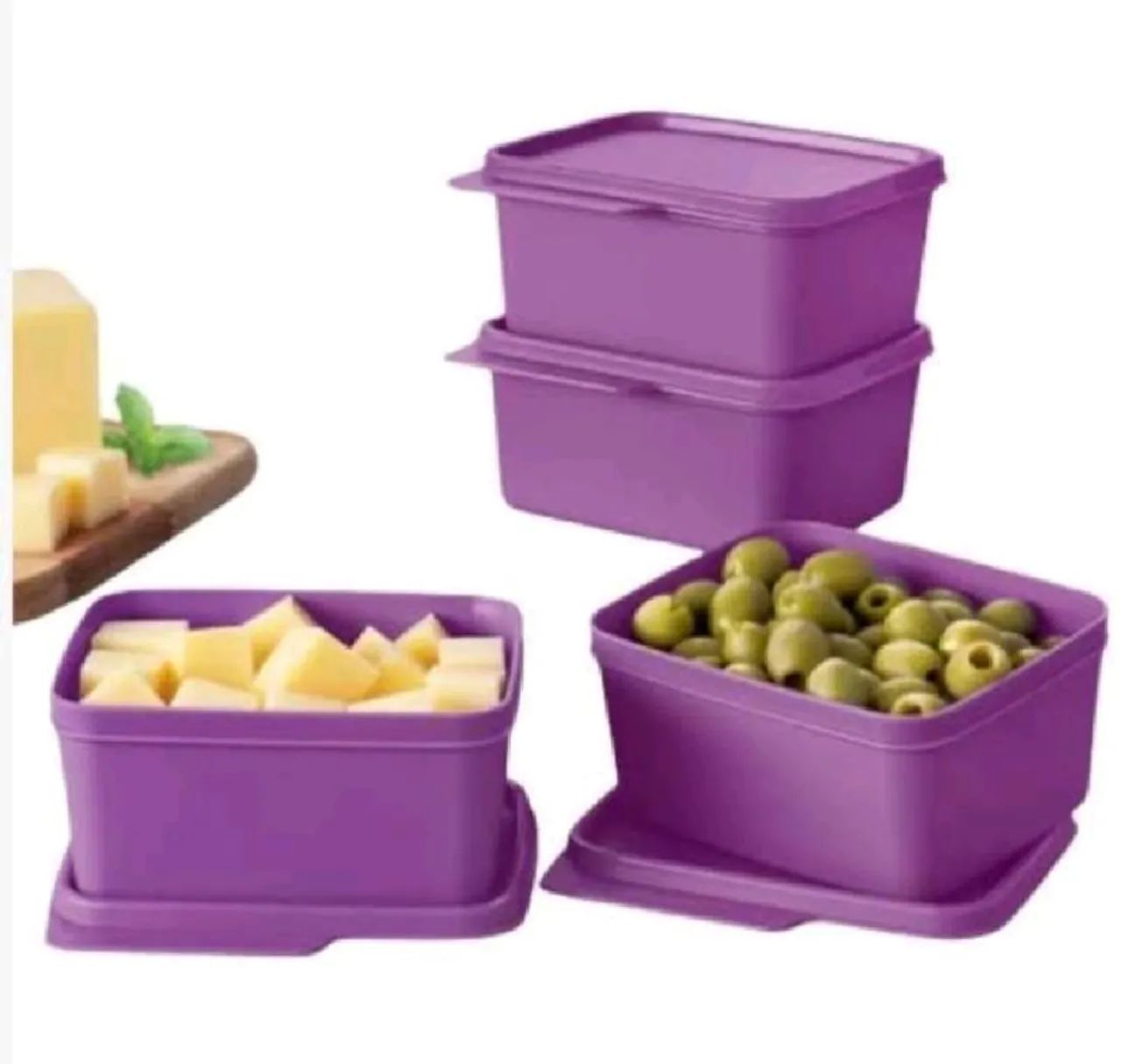 Tupperware Basic Line Lilás amora novo e original pote 