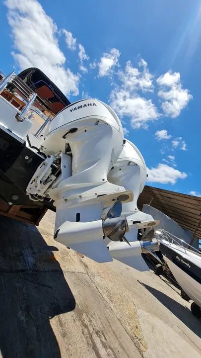 Lancha NHD 37 pés (355 nomenclatura internacional) All Space parelha popa Mercury 300hp 4T - Foto 6