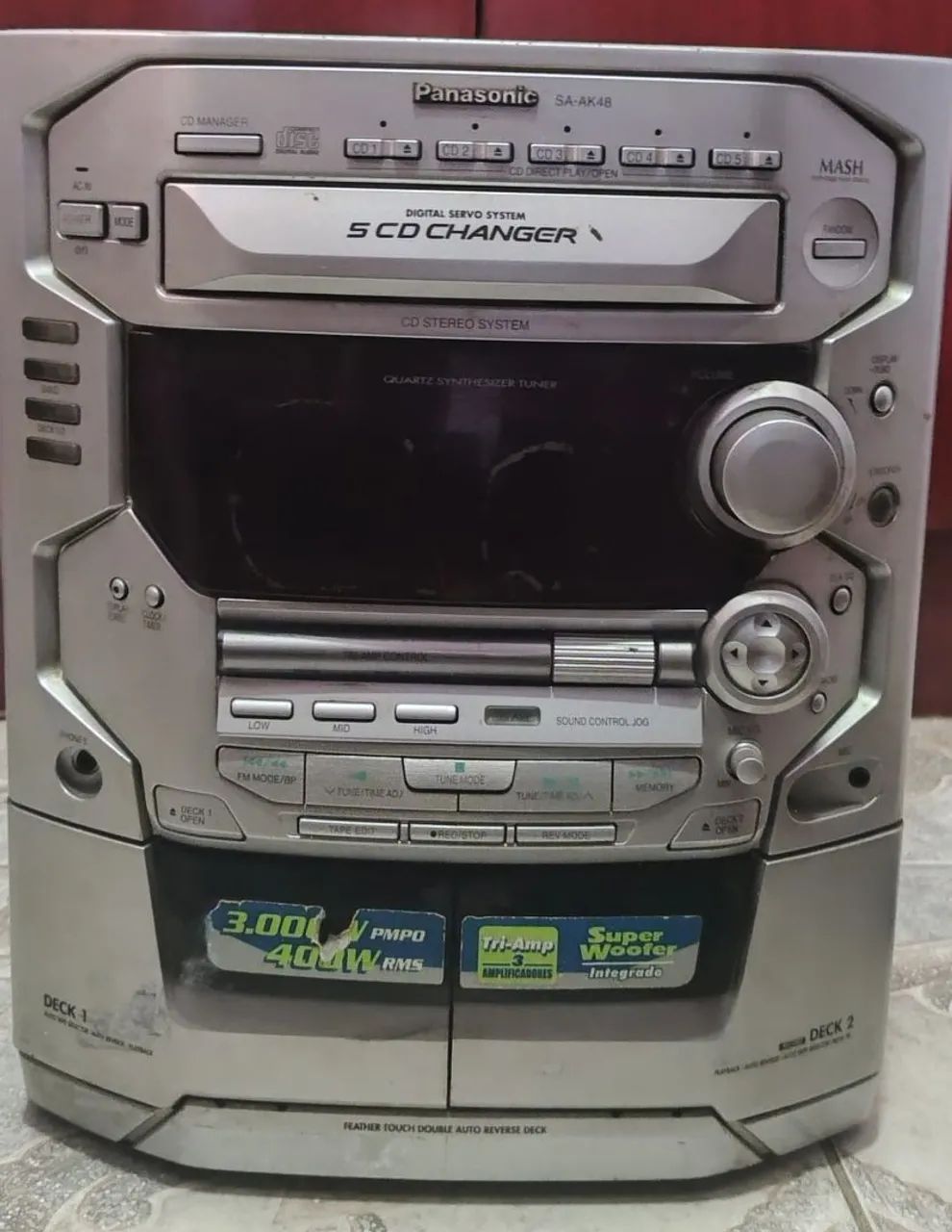 Mini system som Rádio Central Panasonic SA AK48 - Foto 2
