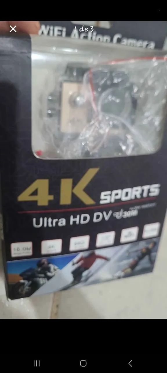 Câmera  4K completa nova  a prova d'água  - Foto 2