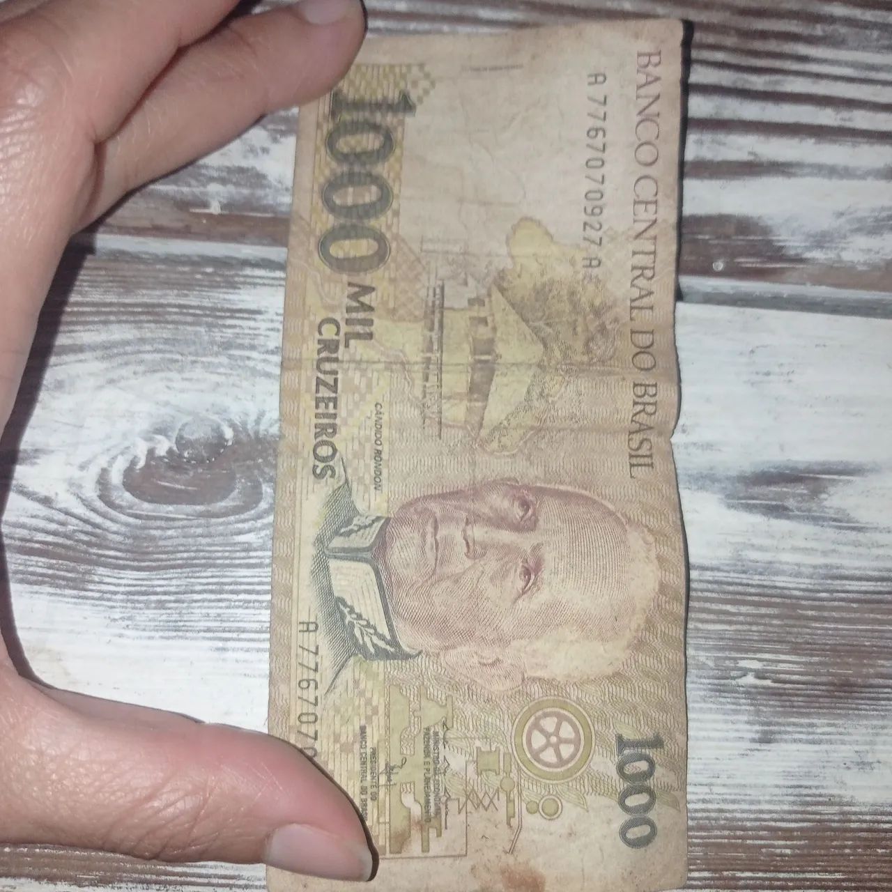 Cédula 1000 Mil Cruzeiros - Antiga - Foto 5