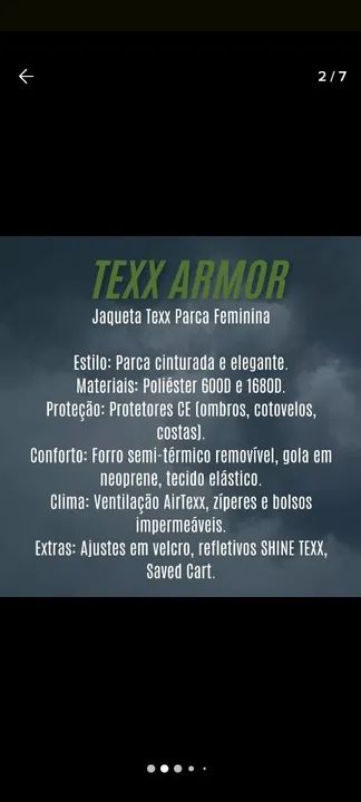 Jaqueta Impermeável para Motociclista Texx - Foto 4