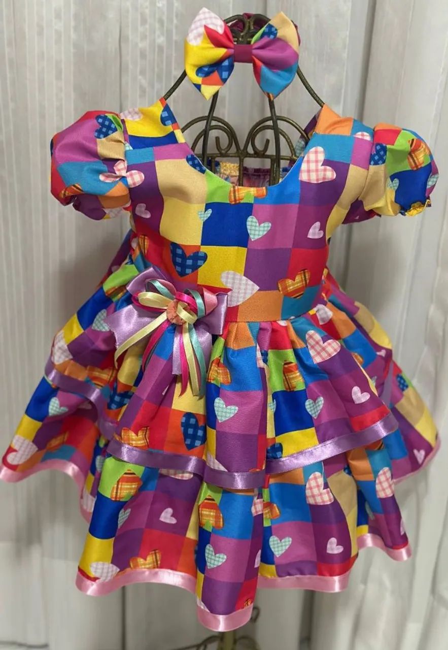 Saju já está batendo na porta venha antecipar o look junino da sua filha  - Foto 2