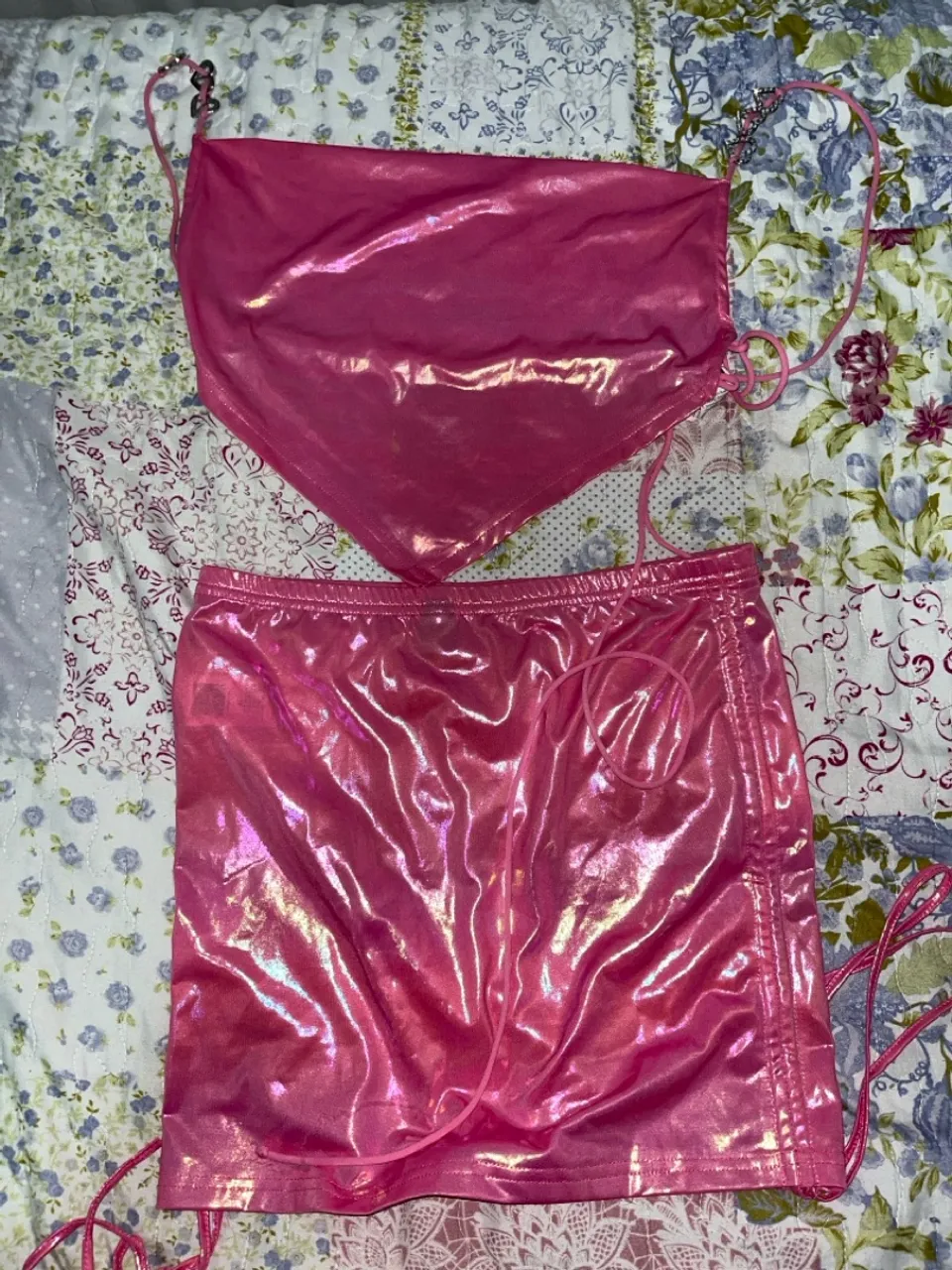 Conjunto top e saia da SHEIN