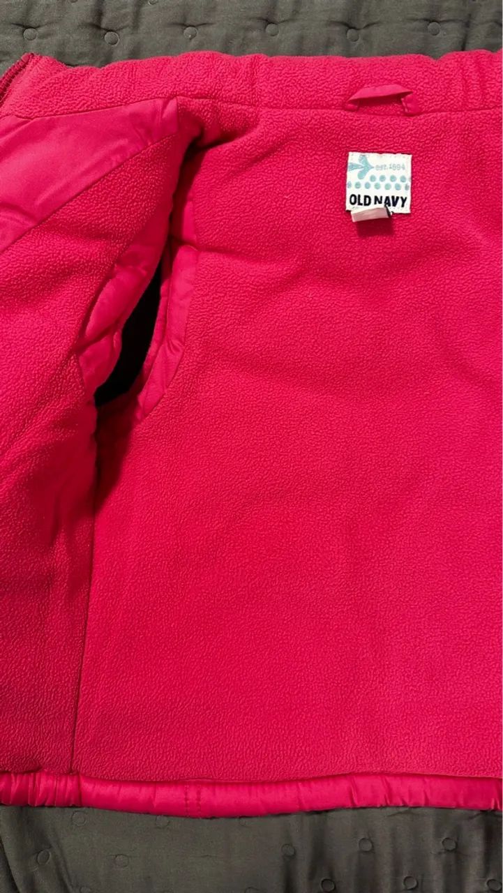 Colete Rosa Infantil old navy - Foto 3