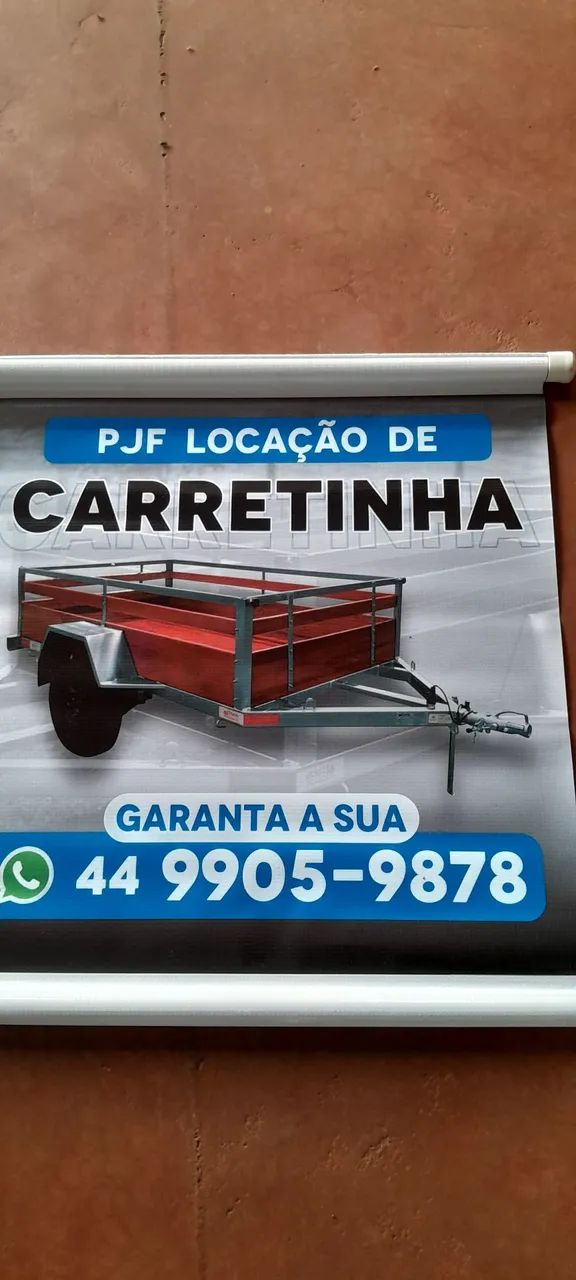 Aluguel de carretinha 80 a diária 