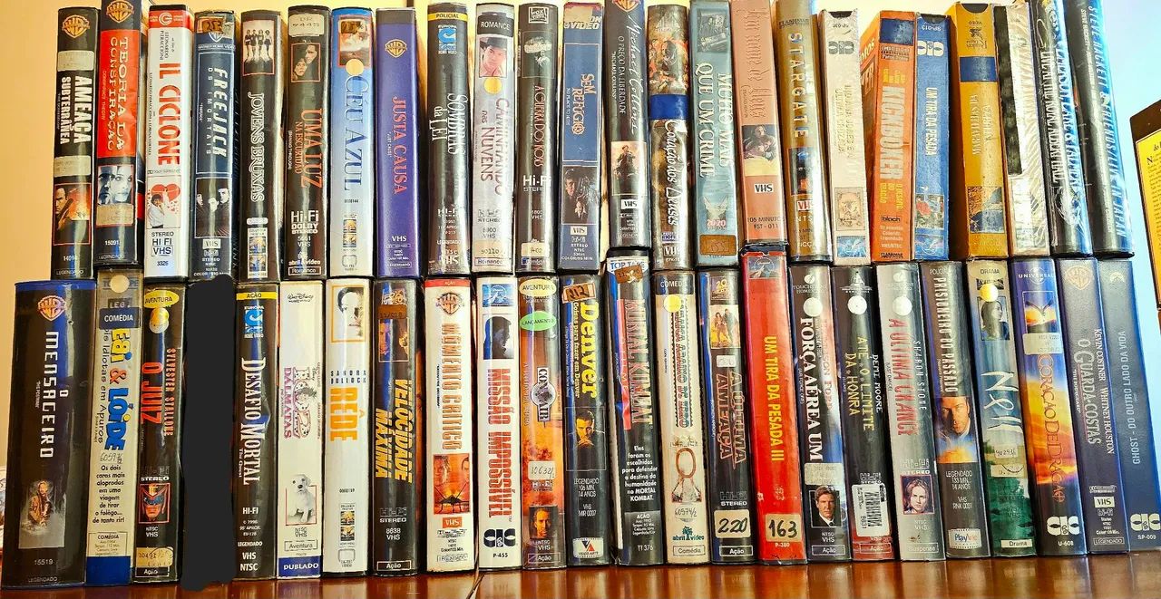 Fitas Cassete VHS originais p/ colecionadores 