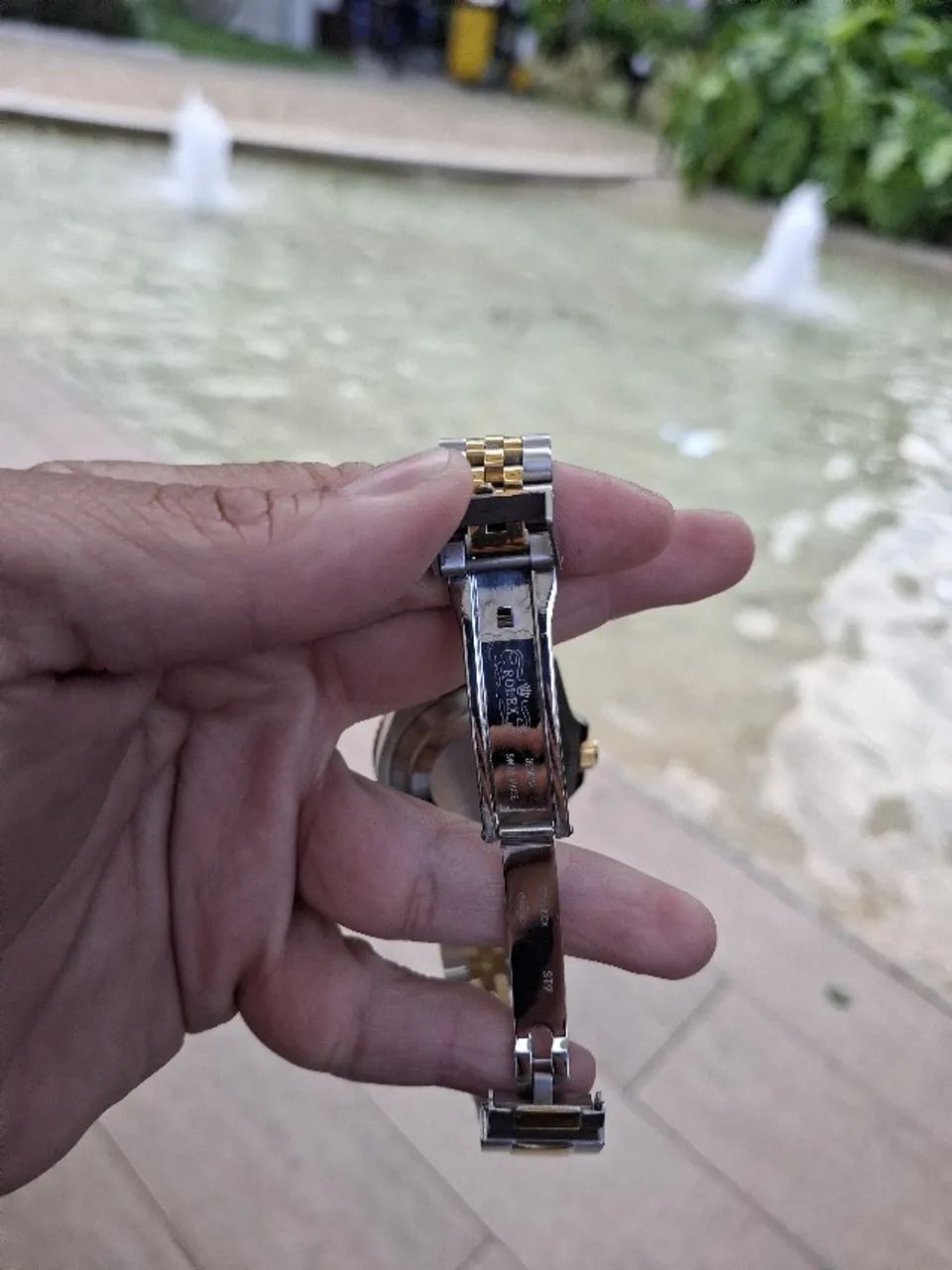 Relógio ROLEX GMT MASTER II BRUCE WAYNE MISTO COM DOURADO  - Foto 5