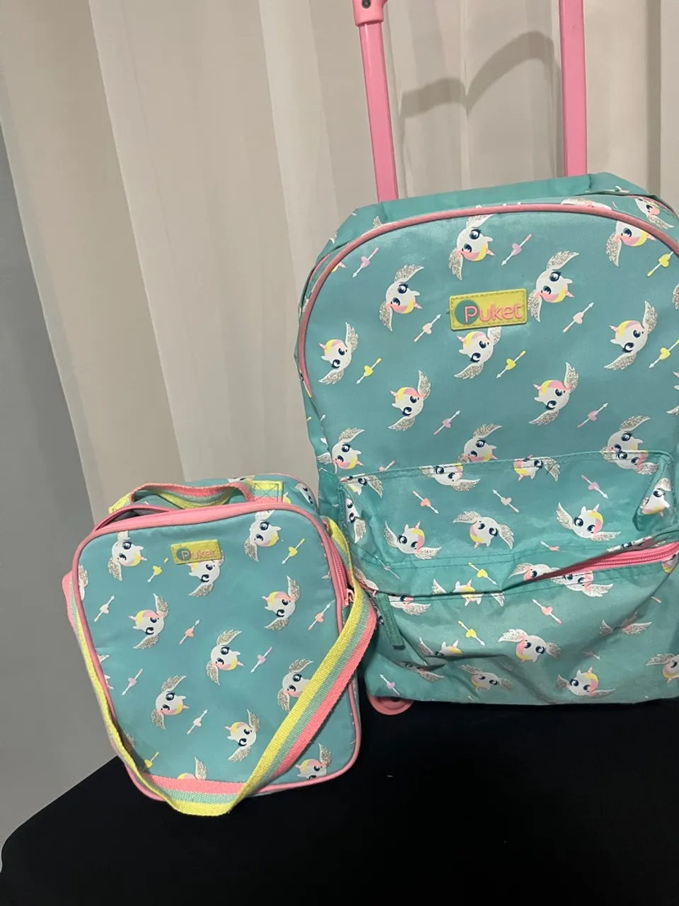 Kit mochila e lancheira infantil Puket