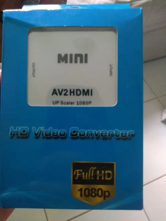 Conversor AV para HDMI Mini 1080P