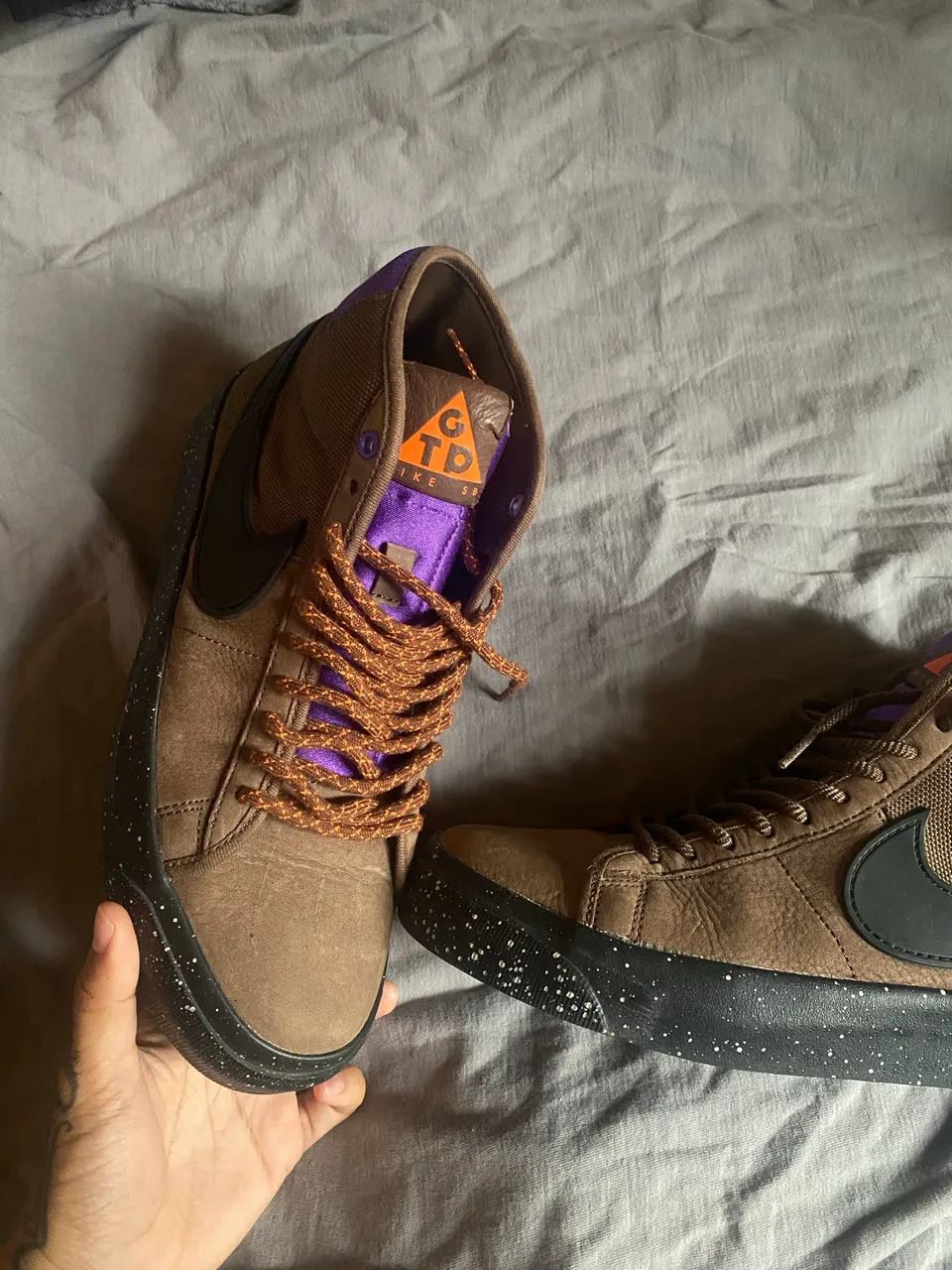 Tênis Nike Blazer Pro GT Trails & Brown  - Foto 2