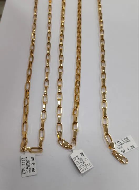 Conjunto de Colar e Pulseira em Ouro 18k - Foto 3