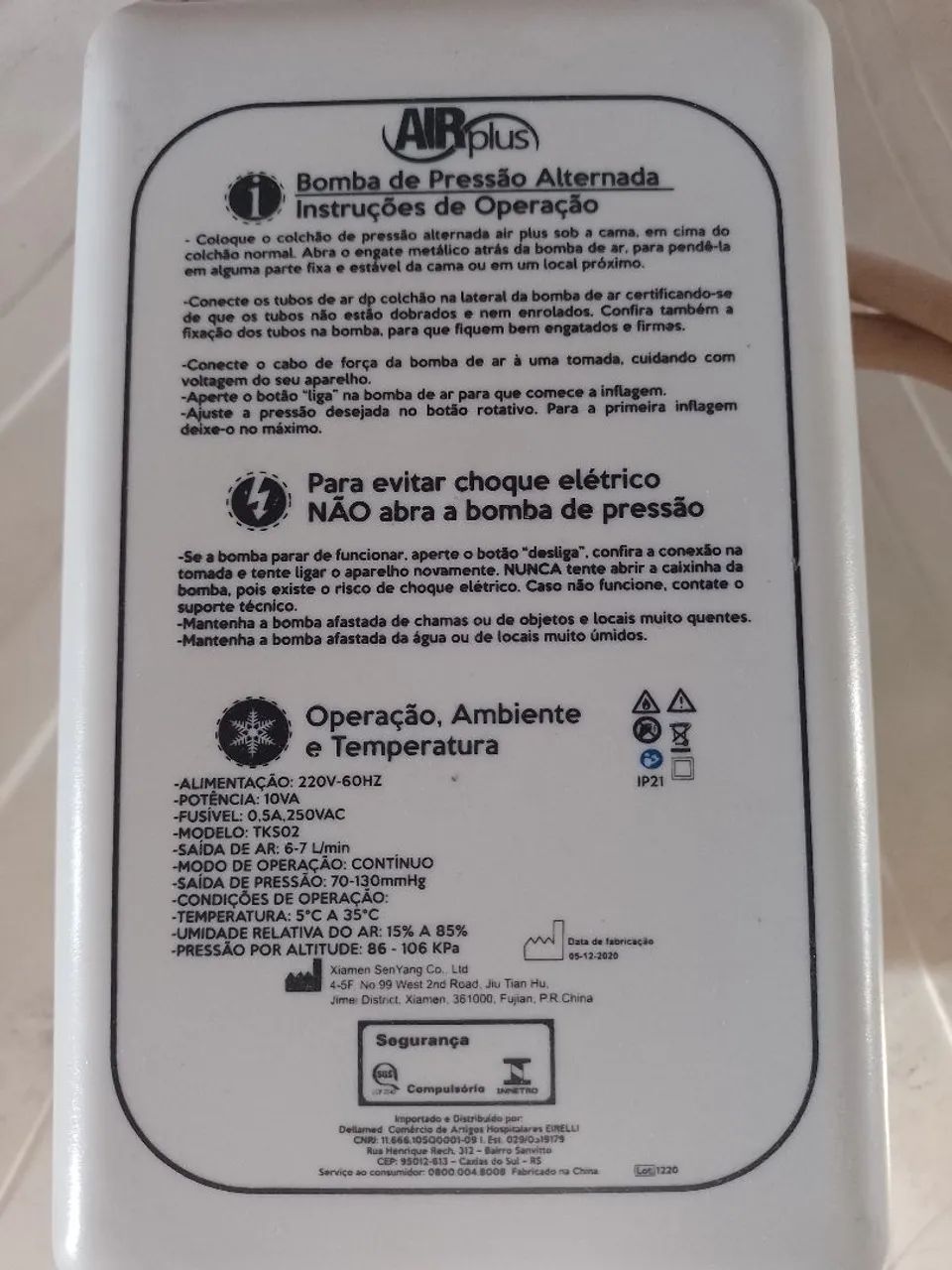 Bomba de Pressão Alternada - Foto 3