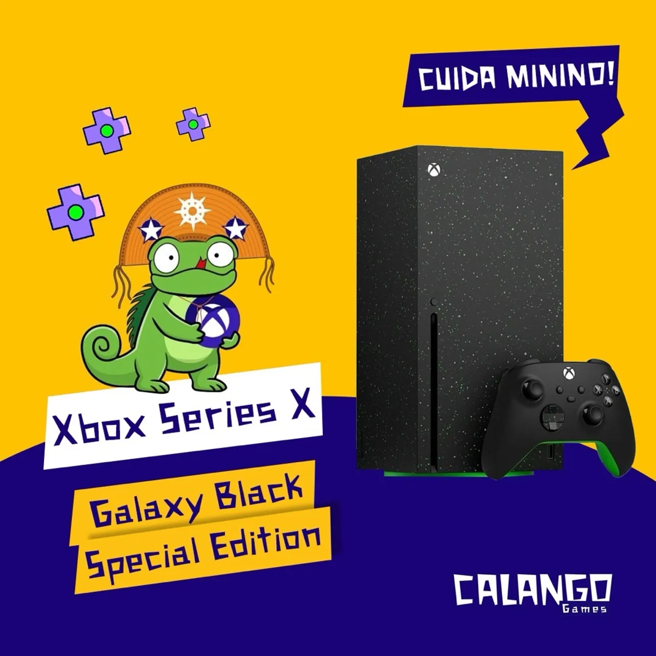 Xbox Series X Galaxy Black Special Edition | Lacrado | Garantia 1 Ano