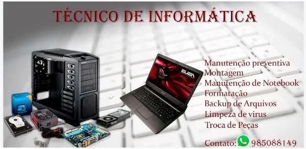 Consultor de Redes e técnico de informática 