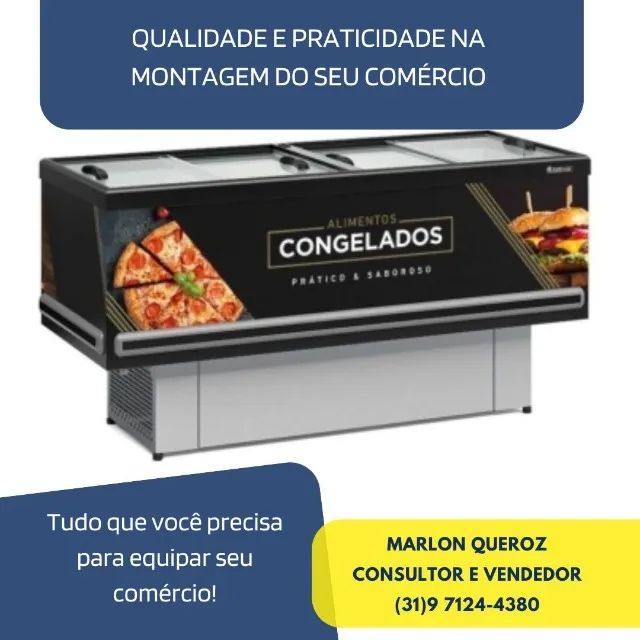 Ilha de Congelados 2M Gelopar Dupla Ação