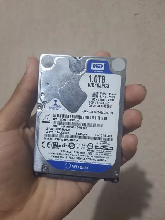 Hd 1.0TB Usado funcionando 100%