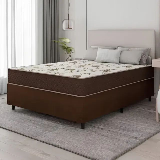 (FRETE GRÁTIS) Conjunto Base e Colchão Casal D33
