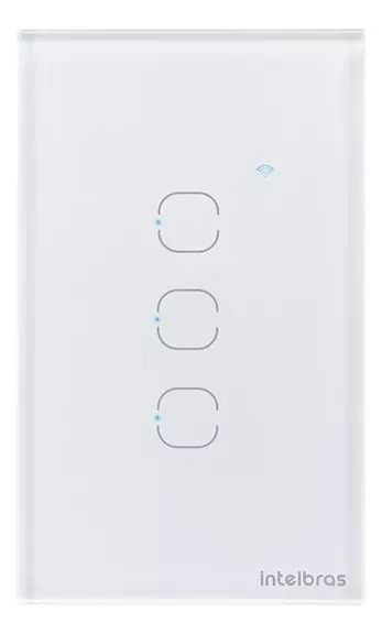 Interruptor Inteligente Wi-FI com 3 teclas (Intelbras EWS 1003) - Foto 3