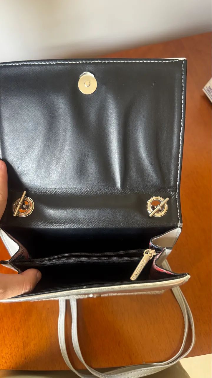 Bolsa de lantejoulas prateada - Foto 2