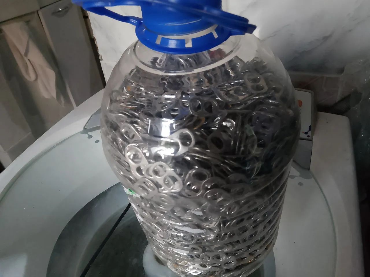 Anel/lacre de latinhas