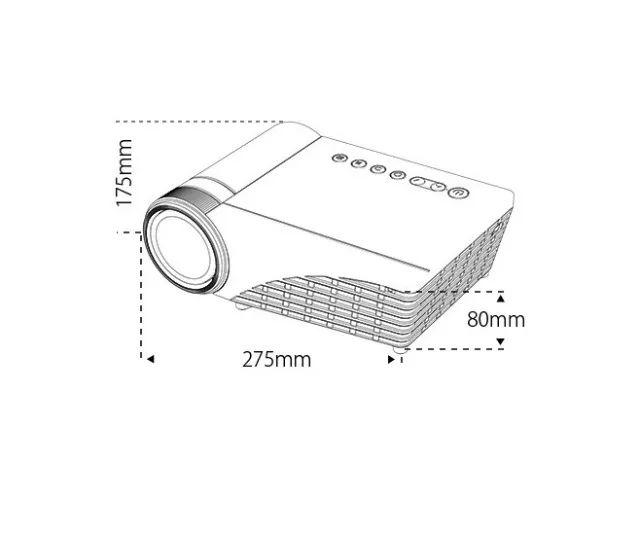 ACEITO TROCA | Projetor Blitzwolf VP8 5500 lúmens 150" Wifi Bluetooth - Foto 5