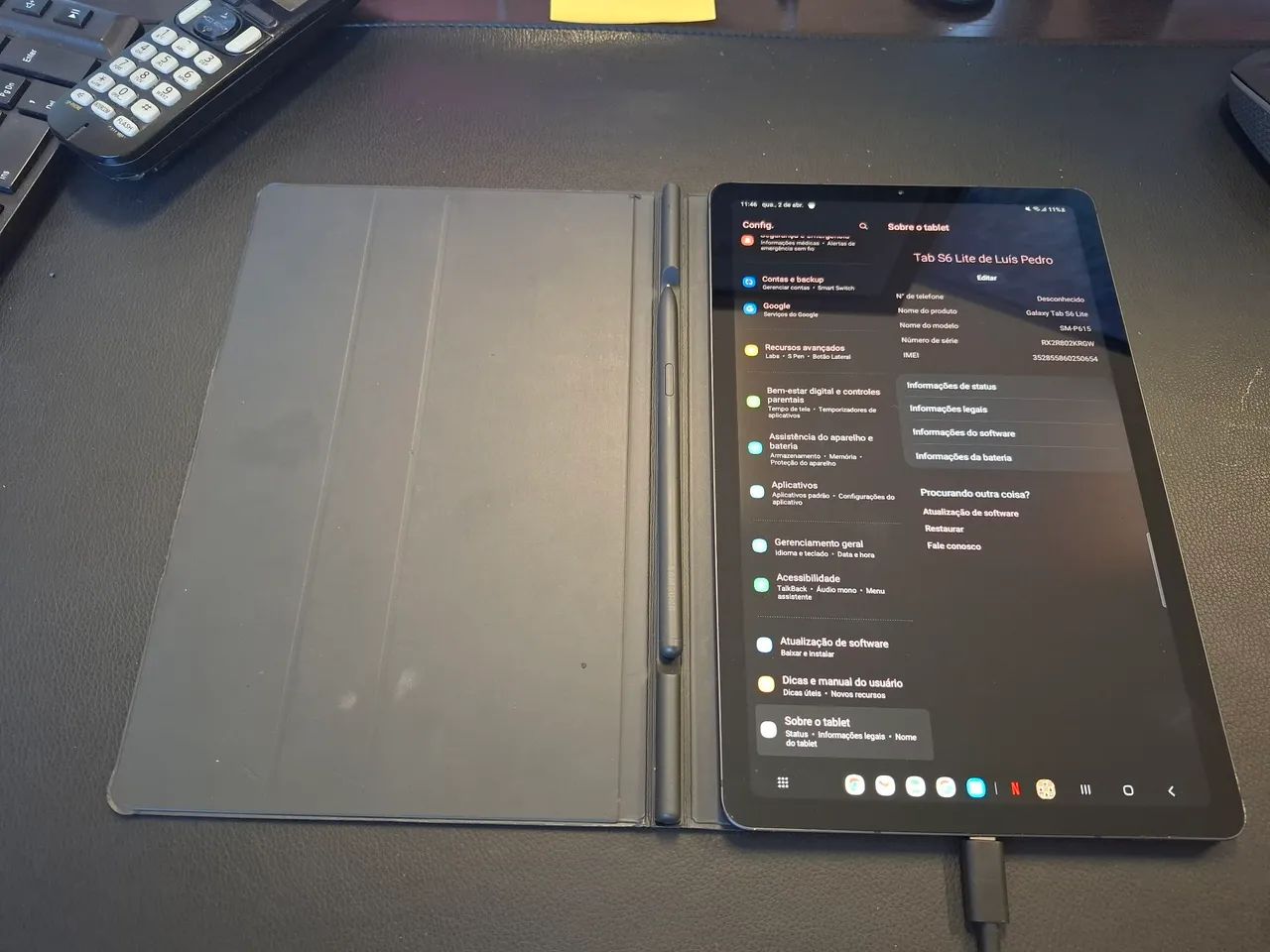 Tablet Samsung Galaxy Tab S6 Lite 64GB