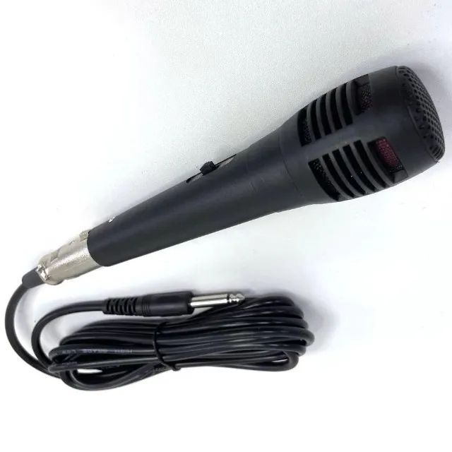 Microfone Karaokê Com Fio Dinâmico P10 - Foto 2