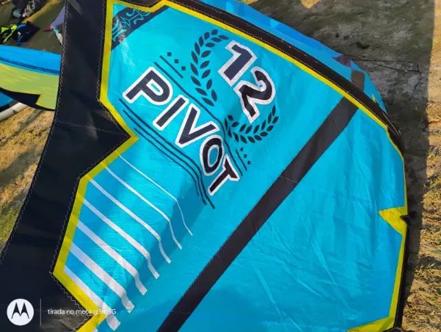 Kite Surf NAISH 12 Modelo Pivot Com barra e Mochila 2017 revisado com garantia